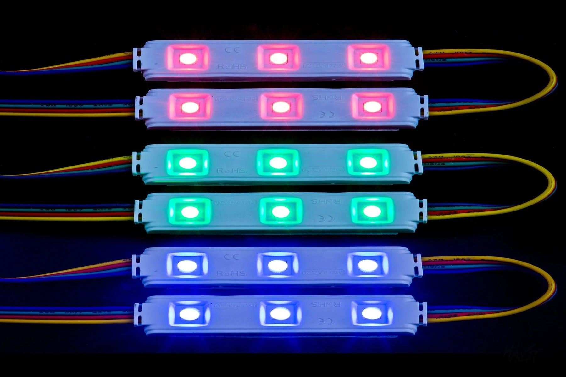 Havit Signage Modules LED Strip and Channels RGB 0.72W 12V IP65 - HV9794-IP65-10-RGB - Havit Lighting