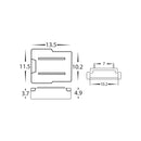 Havit LED Strip Connector to suit 10mm PCB COB LED Strip IP20 Electrical Accessories - HV9953