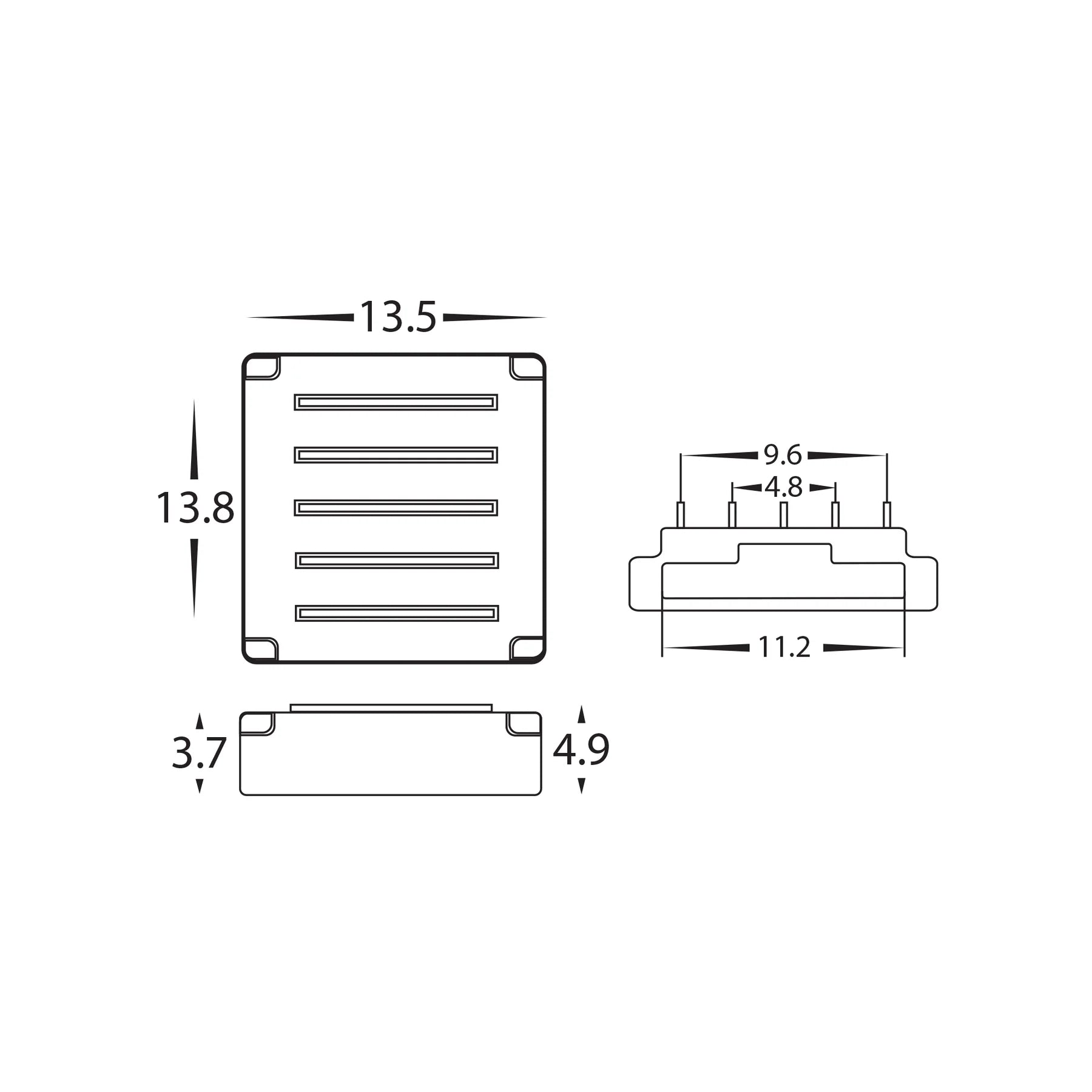 Havit LED Strip Joiner to suit 12mm PCB RGBC or RGBW LED Strip IP20 Electrical Accessories - HV9963