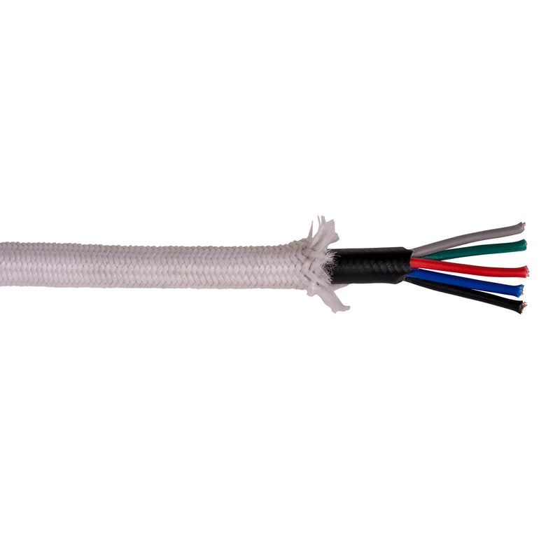 HV9988-WHT - 5 Core White Cable- Havit Lighting