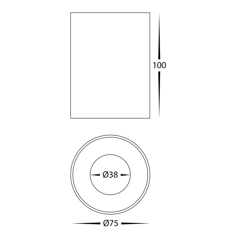 Havit Commercial Dali Dimmable Surface Mounted LED Downlight 2700K-5700K Black 7W 240V IP54 - HCP-8920724