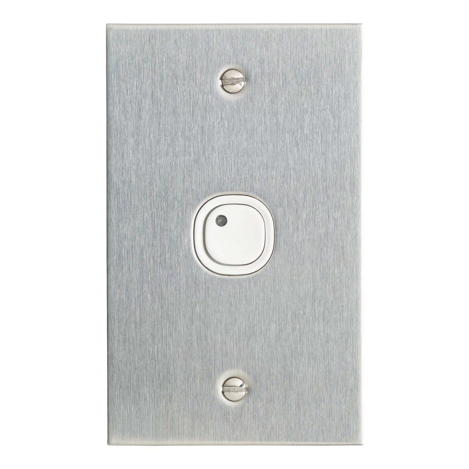 Clipsal Flat Plate, C-Bus Control and Management System, Key Input, 1 Gang White- B5031NL-WE