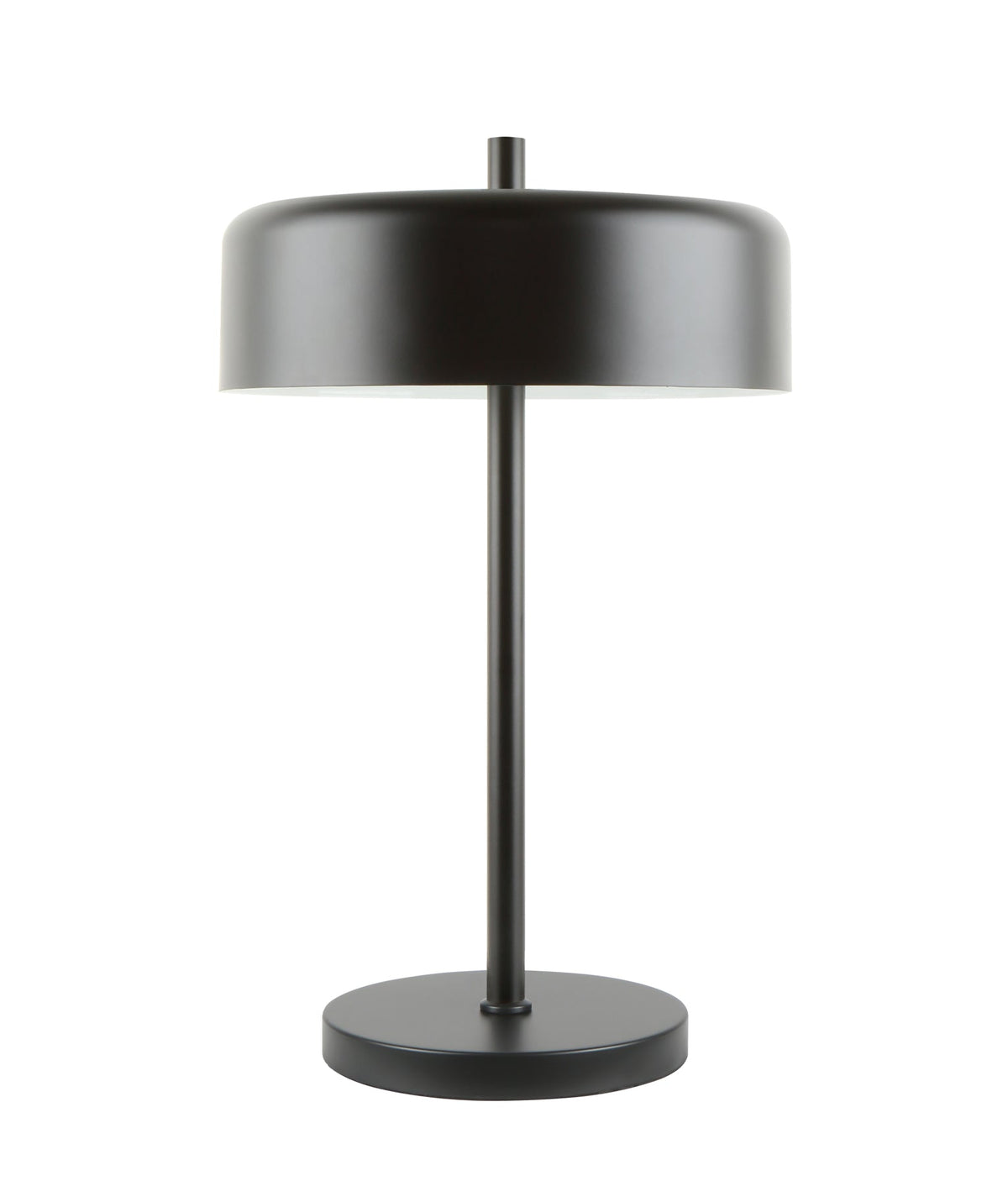 CLA KELLO-T2 matte black table lamp on white background