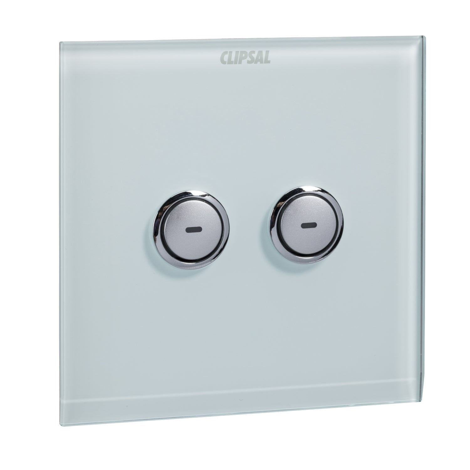 Clipsal C-Bus SpaceLogic Wall Plate 2 Gang Black- E5082GF