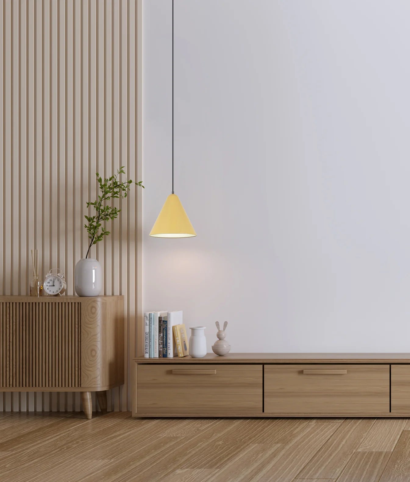 CLA KONUS: Interior Iron Shade with Frosted Diffuser Pendants Mustard Yellow/ Matt Green/ Terra Cotta/ Apple Green 240V- KONUS