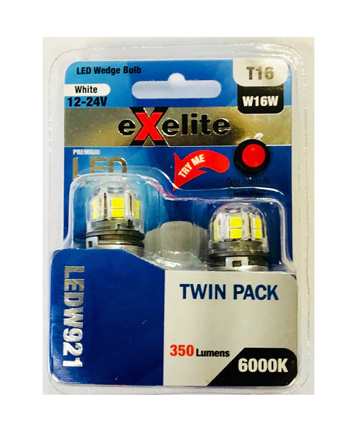 CLA Exelite LED Wedge Auto/ Vehicle Lamps and Globes (2pcs Pack) - LEDW