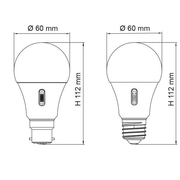 SAL LGS10TC/PC Lamps and Globes Tri - Opal 9W 240V IP20 - LGS10TC/B22/PC, LGS10TC/E27/PC - SAL Lighting