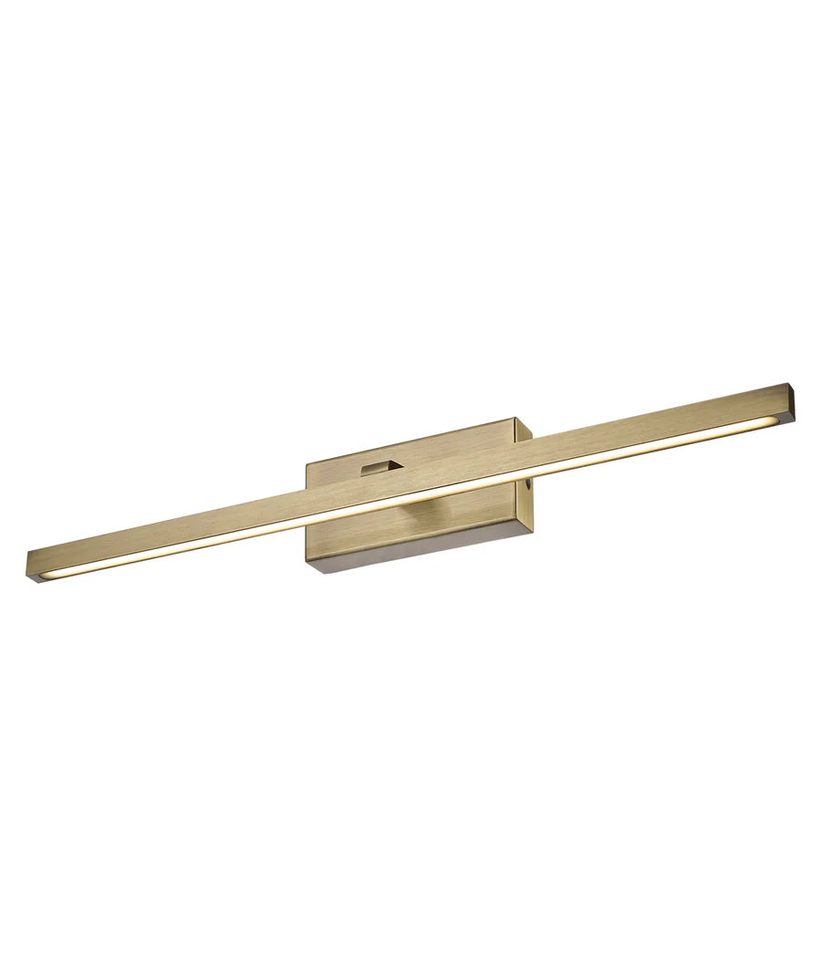 CLA LINEAL Dimmable Vanity or Picture Interior Wall Light Tri - White / Black / Chrome/ Antique Brass 240V IP44 - LINEAL