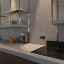 Clipsal Double Switch Power Point, Clipsal Solis T Series, Horizontal Mount Ebony Aluminium/ White Ceramic 230V-240V- 1025-EA, 1025-WC