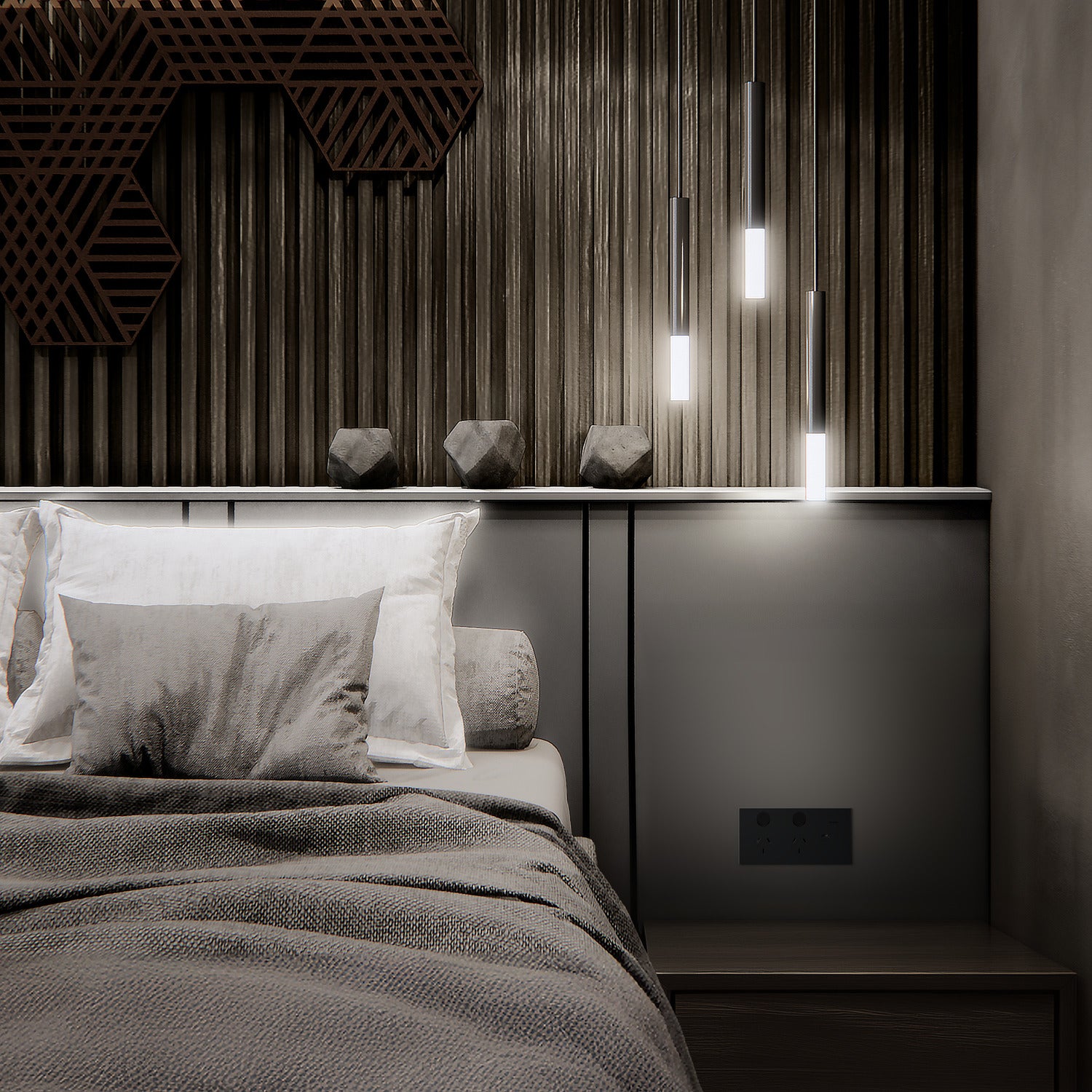 Clipsal Double Switch Power Point, Clipsal Solis T Series, with USB C Charger, Horizontal Mount Ebony Aluminium/ White Ceramic 230V-240V- 1025USBC-EA, 1025USBC-WC