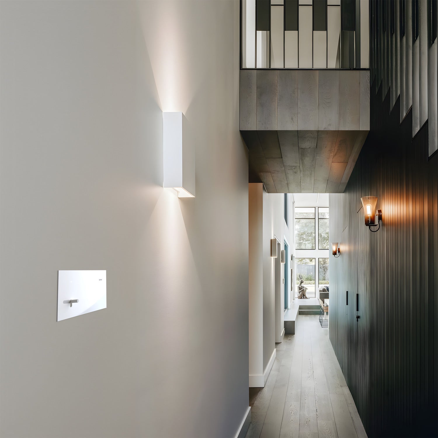 Clipsal Flush Switch, Clipsal Solis T Series, Horizontal Mount, 1 Gang Ebony Aluminium/ Ceramic White 230V-240V- 1041TA-EA, 1041TA-WC