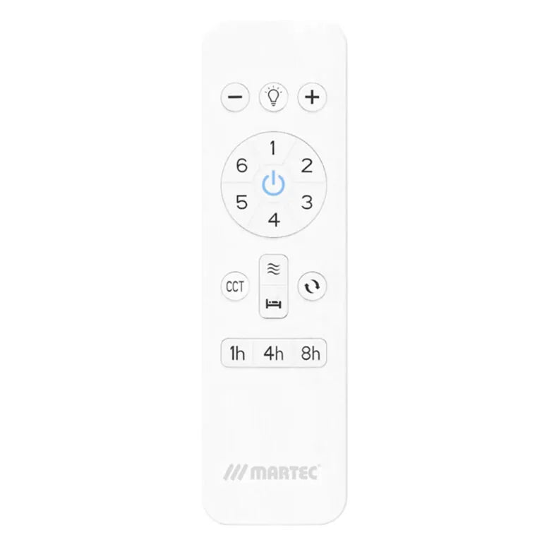 Martec Norfolk With WIFI Remote Control + LED Light DC 48″ & 56″ Smart Ceiling Fans 2700K to 6000K Matt White Natural / Matt White White Wash / Matt Black Walnut 18W 220-240V - MNDC1233, MNDC1433