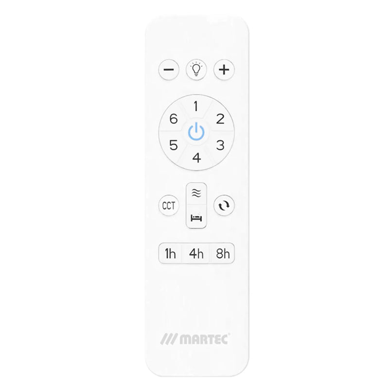 Martec Daytona DC 52″ Smart Ceiling Fan With WIFI Remote Control Matt Black 220-240V IP55 - MDDC133M