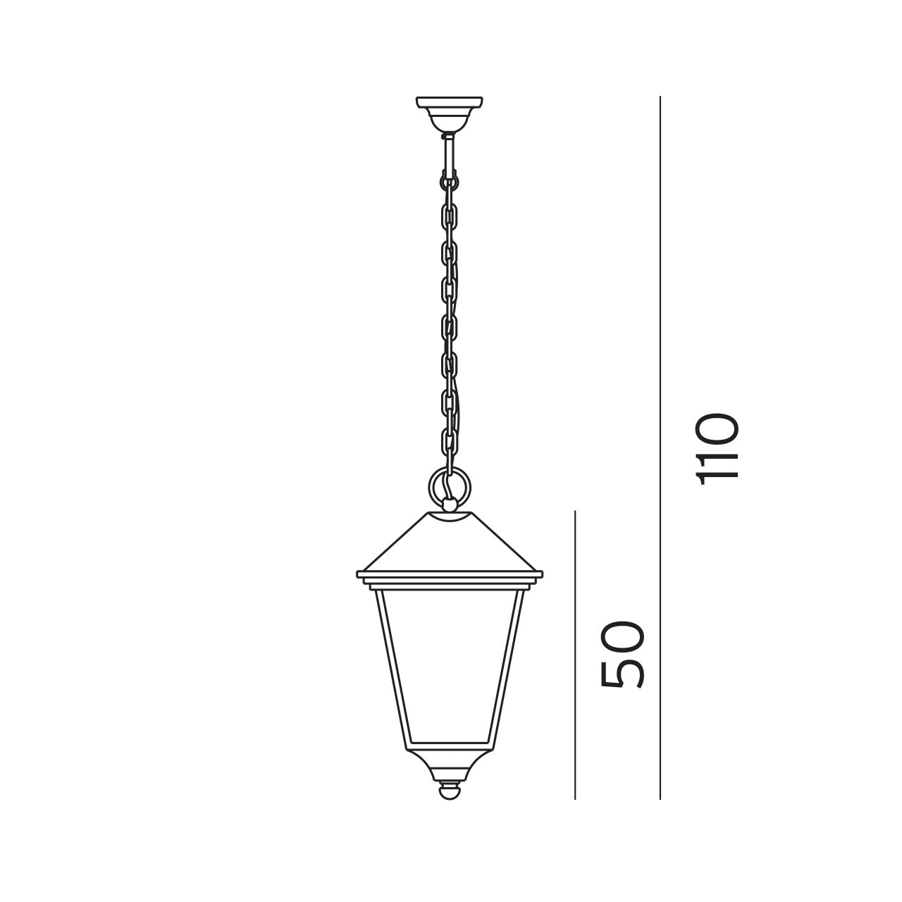 Norlys London Small / Large Pendant Black/ White IP54 - NLYS.481A, NLYS.493A