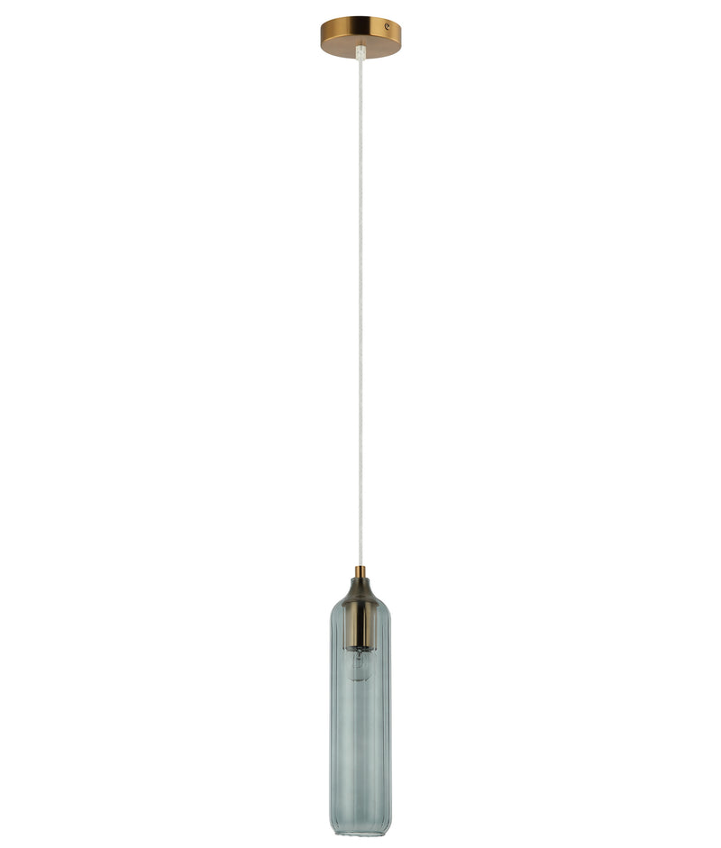 CLA MANGA3: Cylinder Glass Interior Pendant Blue 220-240V - MANGA3 -CLA Lighting