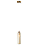 CLA MANGA4: Cylinder Glass Interior Pendant Amber 220-240V - MANGA4 - CLA Lighting