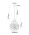 CLA MARRAKESH: Bohemian Bell Shape LED Interior Pendants White 220-240V - MARRAKESH06 - CLA Lighting