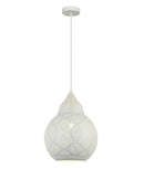 CLA MARRAKESH: Bohemian Bell Shape LED Interior Pendants White 220-240V - MARRAKESH06 - CLA Lighting