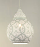 CLA MARRAKESH: Bohemian Bell Shape LED Interior Pendants White 220-240V - MARRAKESH06 - CLA Lighting