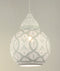 CLA MARRAKESH: Bohemian Bell Shape LED Interior Pendants White 220-240V - MARRAKESH06 - CLA Lighting