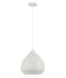 CLA MARRAKESH: Bohemian Ellipse Shape LED Interior Pendants White 220-240V - MARRAKESH07 - CLA Lighting