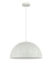 CLA MARRAKESH: Bohemian Dome Shape LED Interior Pendants White 220-240V - MARRAKESH08 - CLA Lighting