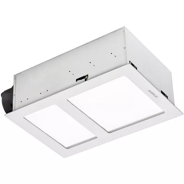 Martec Aspire Exhaust Fan with LED Light, Bathroom Heater Tri - White 2x400W - MBHA800W