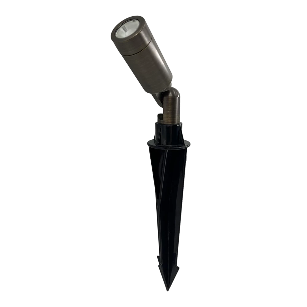 SAL MINI SPIKE DZINE (XT) Garden Spike Lights Tri- Antique Brass 3W 12V IP54- SE7361L/TC/AB