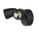 Martec Bandit Single / Double Head with / without Sensor LED Security Exterior Wall Light Tri - Matt Black 12W / 2x12W 220-240V IP54 - MLXB3451, MLXB3452