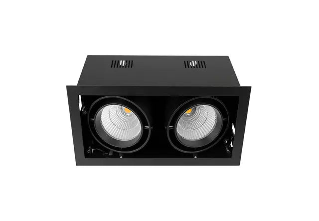 Trend Midiled XMB225 LED Downlights 3000K 4000K White/ Black/ Silver 2x25W 180-265V IP20 - XMB2253, XMB2254