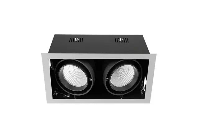 Trend Midiled XMB225 LED Downlights 3000K 4000K White/ Black/ Silver 2x25W 180-265V IP20 - XMB2253, XMB2254