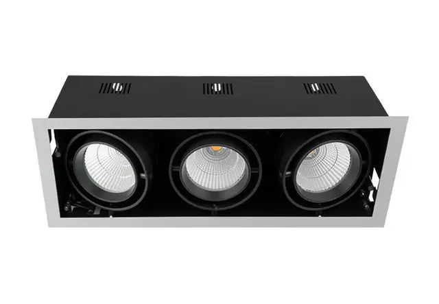 Trend Midiled XMB325 LED Downlights 3000K 4000K Black/ White/ Silver 3x25W 180-265V IP20 - XMB3253, XMB3254