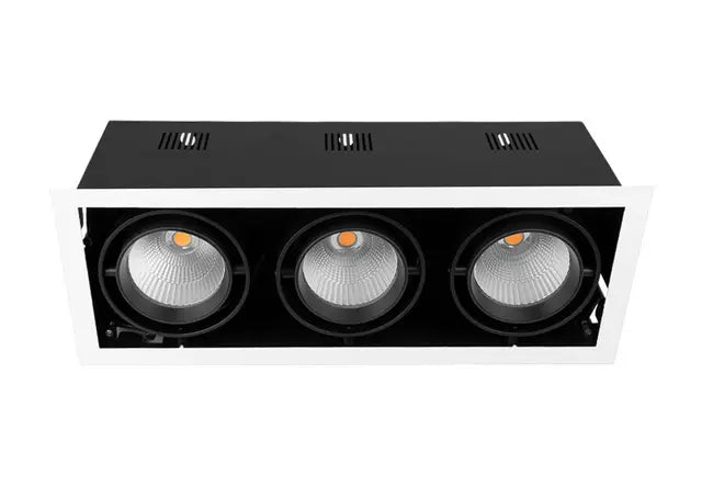 Trend Midiled XMB325 LED Downlights 3000K 4000K Black/ White/ Silver 3x25W 180-265V IP20 - XMB3253, XMB3254