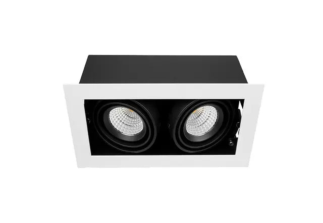 Trend Miniled XMA210 LED Downlights White / Black / Silver 2 x 10.5W 180-265V IP20 - XMA2103, XMA2104 - Trend Lighting