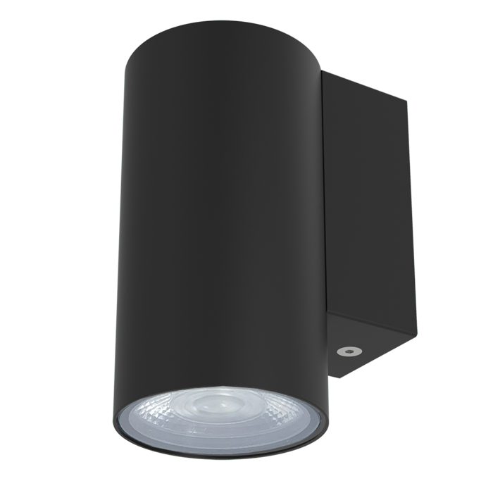 SAL NEW BONDI II Exterior Wall Lights Tri - Black / Aluminium Stainless Steel 5W 240V IP65 - SL7223TC