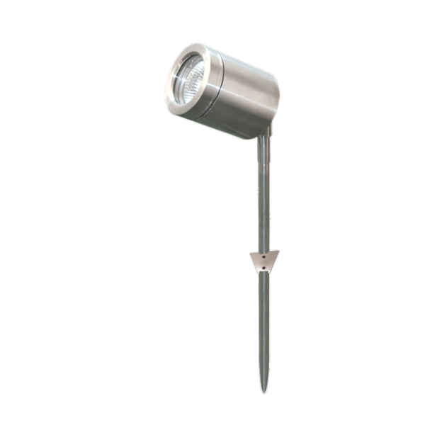 SAL Newport Spike SL7261TC Garden Spike Light Tri- Black/ Stainless Steel/ Silver/ Anodised Silver 5W 12V IP54 - SL7261TC