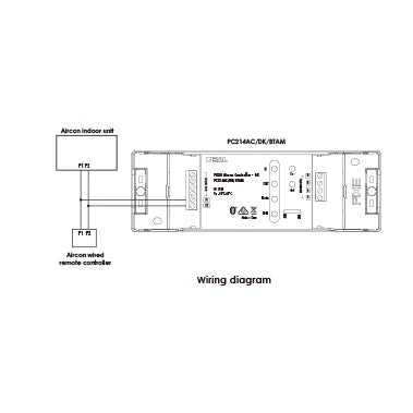 SAL Pixie Aircon Conroller Accessories Grey- PC214AC/DK/BTAM