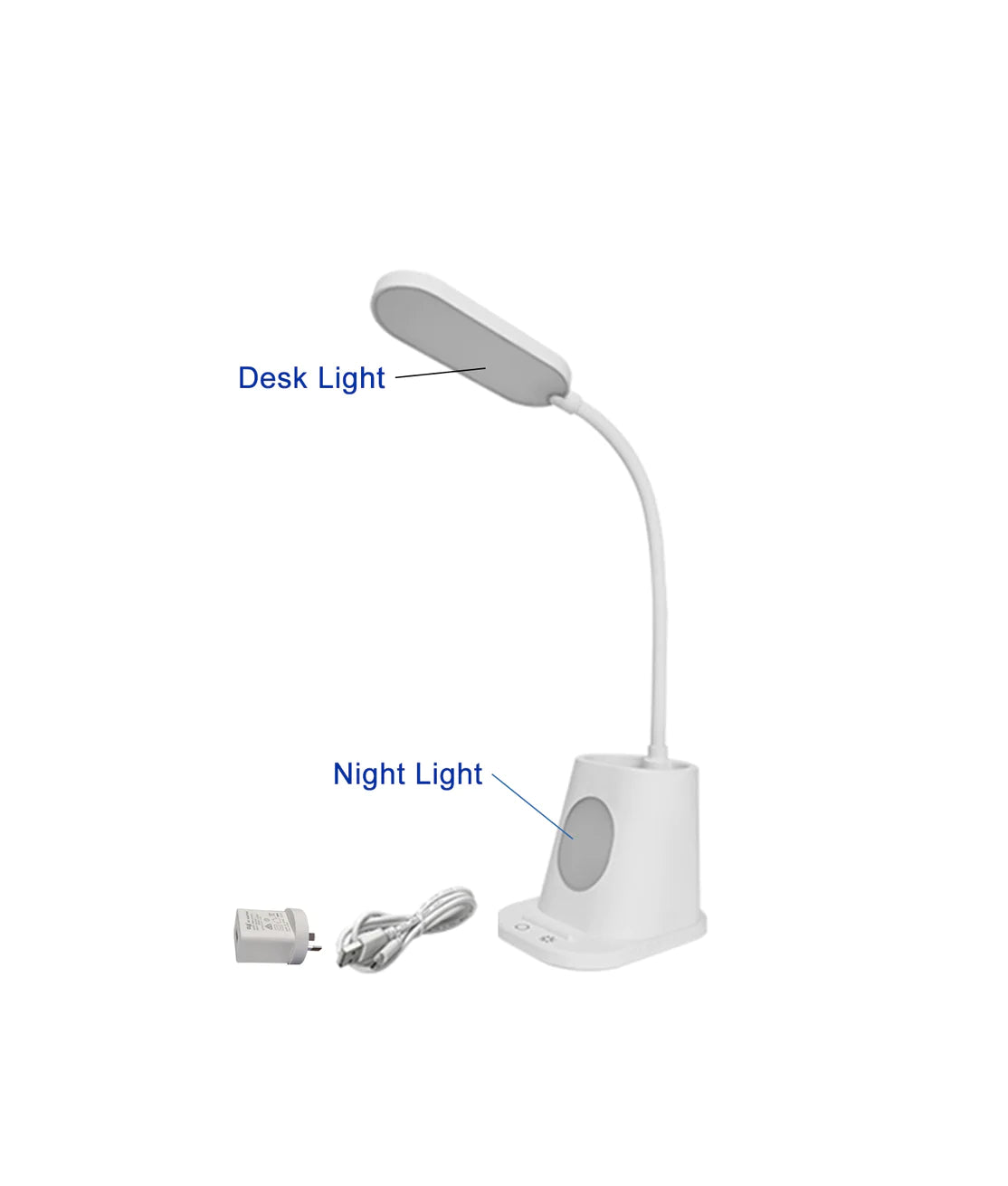 CLA PENMATE: LED Rechargeable Portable Functional Touch Table Lamp 3000K 5000K 2.8W IP20 - PENMATE -CLA Lighting