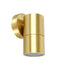 CLA GU10 Pillar Spot Exterior Wall Lights Solid Polished Brass 110-265V IP65 - PGUDBR2, PG1FBR2, PG1ABR2- CLA Lighting