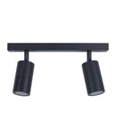 CLA GU10 Exterior Adjustable Head LED Bar Lights Black 110-265V IP44 - PG2BARBL, PG3BARBL, PG4BARBL, PG4SQBL - CLA Lighting