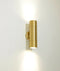 CLA GU10 Pillar Spot Exterior Wall Lights Solid Polished Brass 110-265V IP65 - PGUDBR2, PG1FBR2, PG1ABR2- CLA Lighting