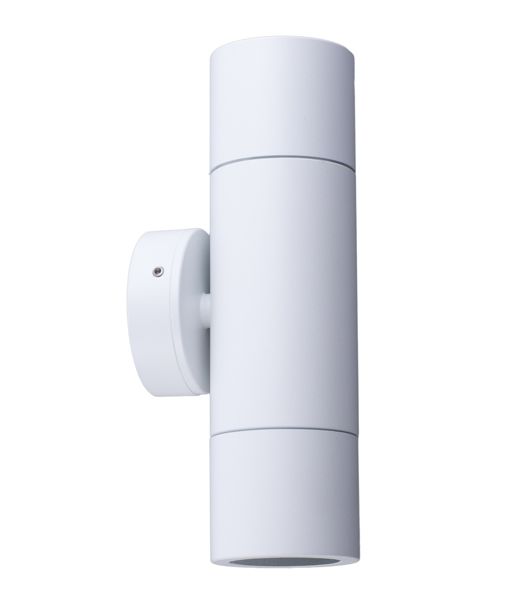 CLA MR16 Pillar Spot Exterior Wall Lights White 12-24V IP65- PM1FWH, PM1AWH, PM2AWH