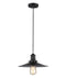 CLA PIATTO: Iron Coolie Interior Pendant Black 220-240V - PIATTO2 - CLA Lighting