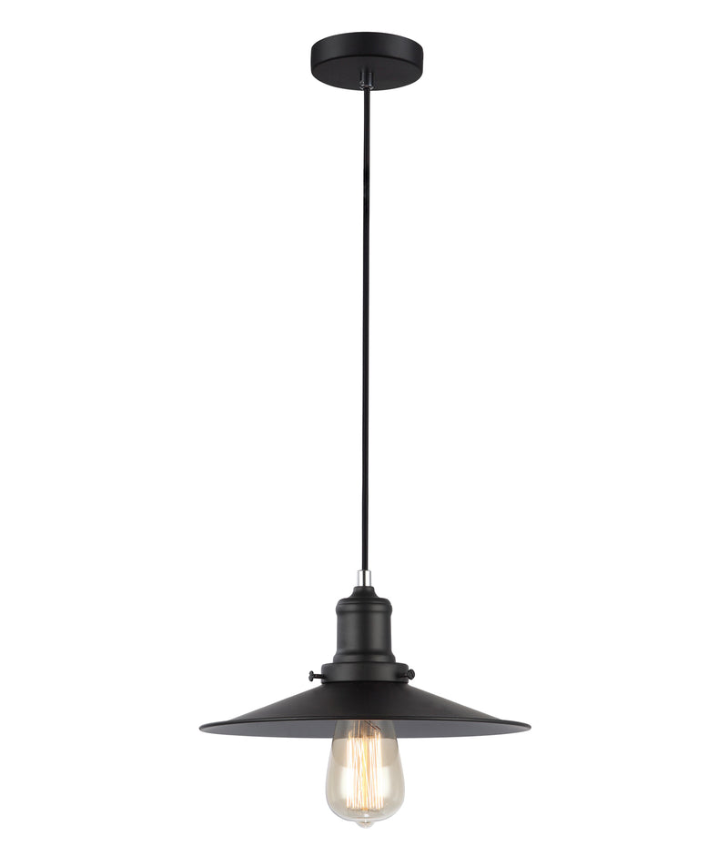 CLA PIATTO: Iron Coolie Interior Pendant Black 220-240V - PIATTO2 - CLA Lighting