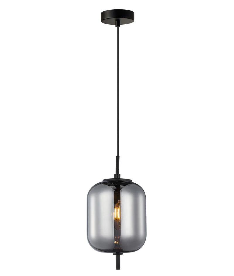 CLA PINO: Jar Interior Pendants Opal Matte / Smokey Black Mirror Finish 220-240V - PINO3, PINO7