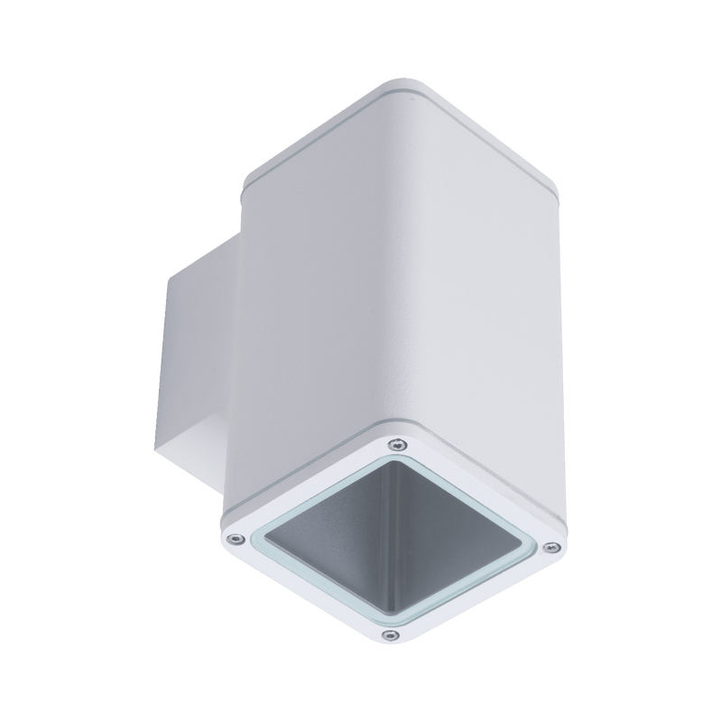 Domus PIPER-PRO-1-SQR Exterior Wall Lights Tri- Black/ White 10W 240V IP65- 49300, 49301