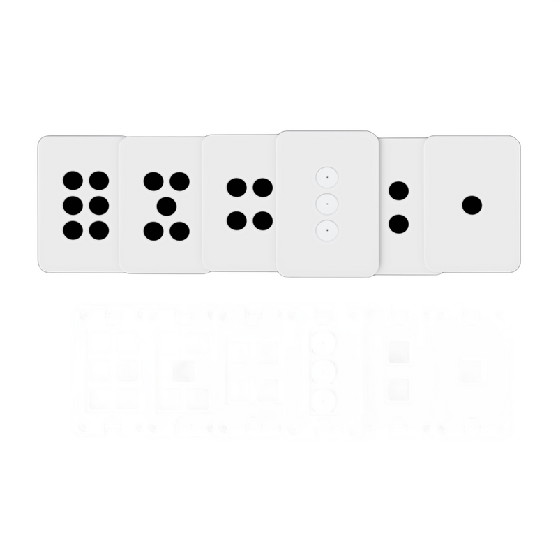 SAL Pixie Ambience Wall & Face Plates XL Electrical Accessories White IP20 - SWALC - SAL Lighting