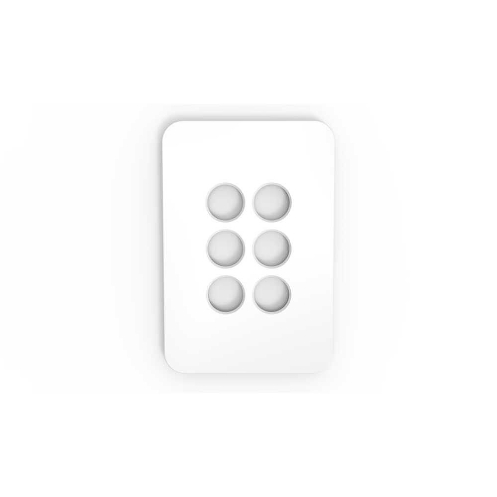 SAL Pixie Ambience Wall & Face Plates SWA Electrical Accessories White / Black / Grey - SWA