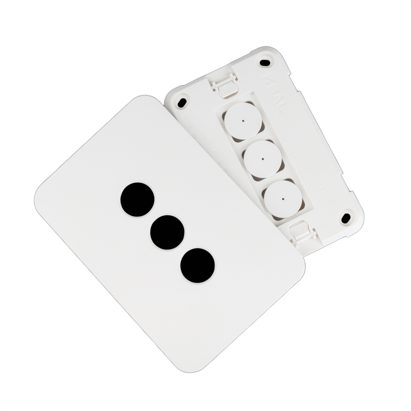 SAL Pixie Ambience Wall & Face Plates XL Electrical Accessories White IP20 - SWALC - SAL Lighting