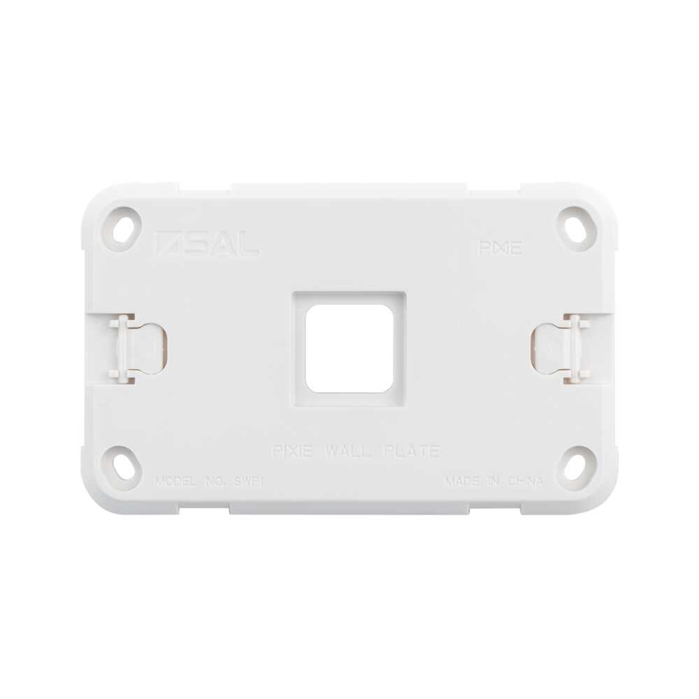 SAL Pixie Ambience Wall & Face Plates SWA Electrical Accessories White / Black / Grey - SWA
